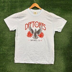 Deftones Día de Los Deftones San Diego blue T-shirt, size Large